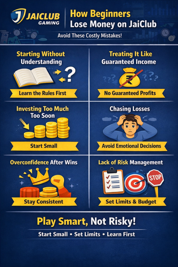 beginners losing money on jaiclub