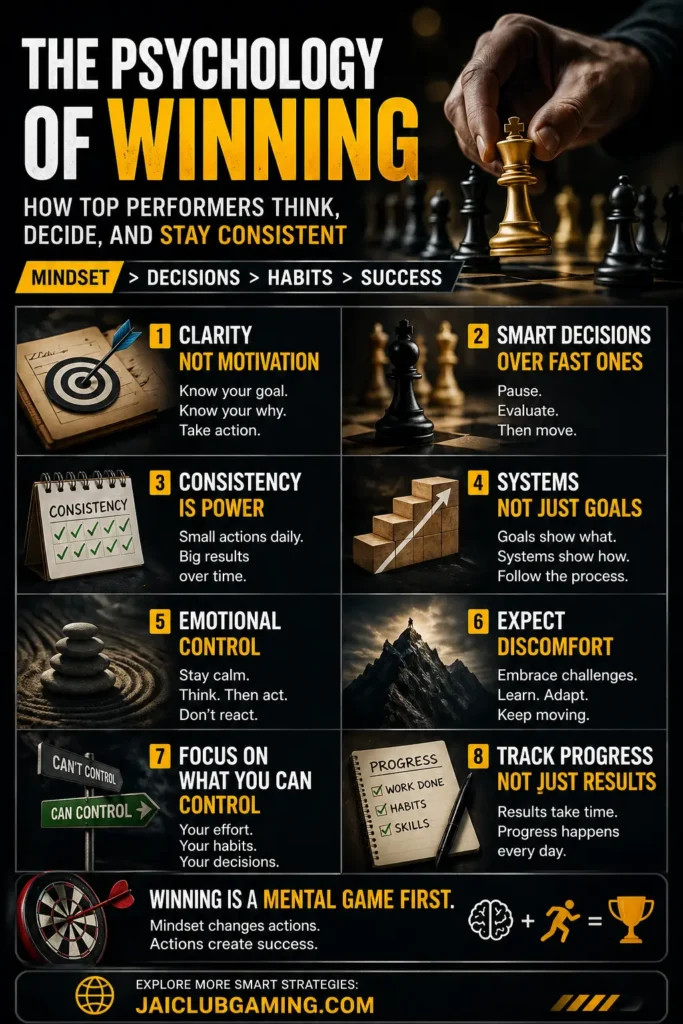 Psychology of winning mindset for top performers