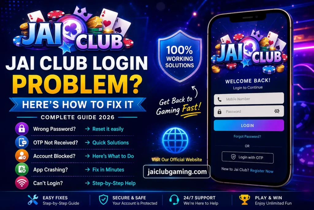 Jai Club Login Guide 2026
